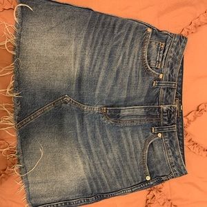 Denim skirt